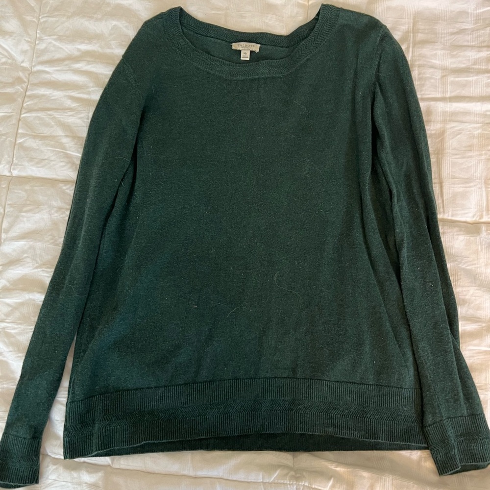 Crew neck long sleeve Talbots sweater